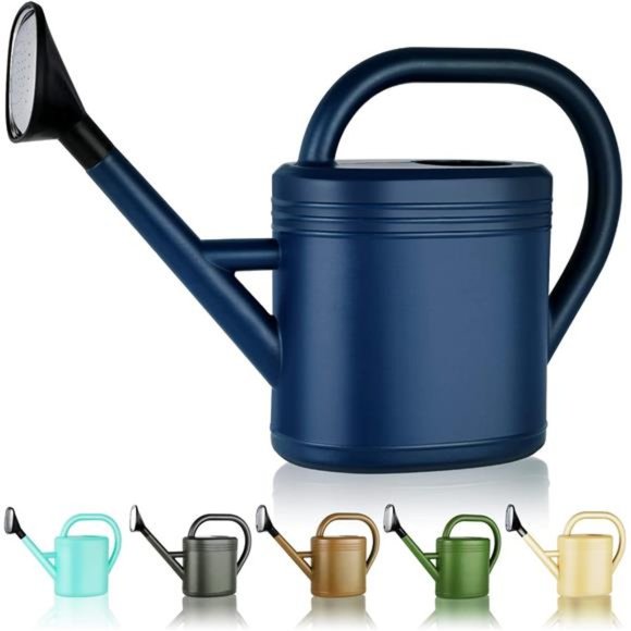Garden Watering Cans for Outdoor Plant Long Spout w/ Sprinkler Head 1 Gallon - Picture 1 of 7